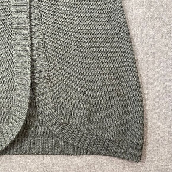 Bongo Womens Sleeveless Gray Cable Knit Sweater Vest Size Medium - Picture 4 of 9